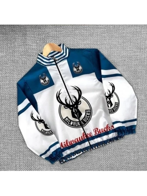 Erkek Dijital Baskılı Rüzgarlık  Beyaz