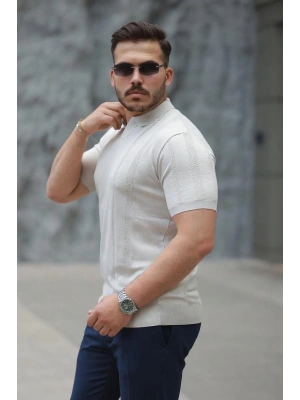 Erkek Hemşire Yaka Kısa Kollu Tişört