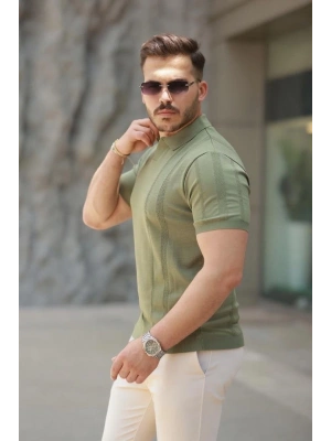 Erkek Hemşire Yaka Kısa Kollu Tişört