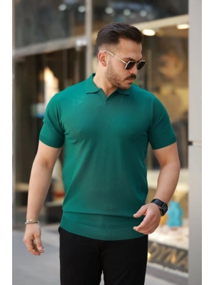 Erkek Hemşire Yaka Kısa Kollu Tişört