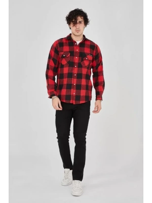 Erkek Oduncu Gömlek  Kırmızı