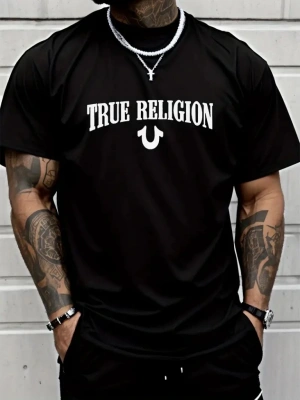 Erkek True Religion Baskılı Süprem Tshirt