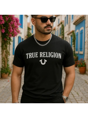 Erkek True Religion Baskılı Süprem Tshirt