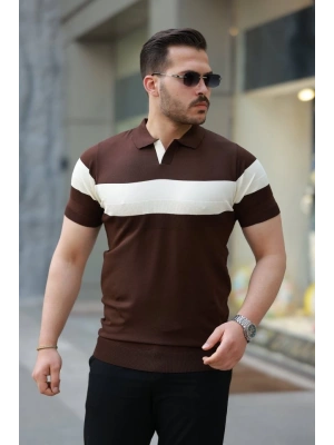 Erkek Yakalı Kısa Kollu Tişört