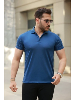 Erkek Yakalı Kısa Kollu Tişört