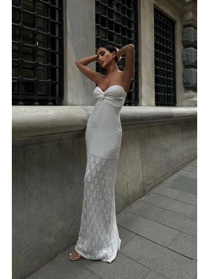 Eudora Ajurlu StraplezElbise 2771