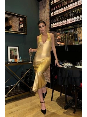 Felicia Sırt Dekolteli Elbise 258308