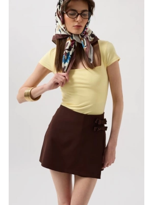 Fiyonk Detay Mini Etek