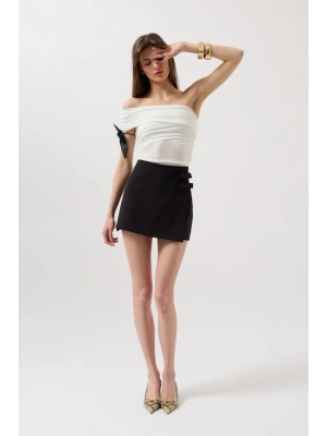 Fiyonk Detay Mini Etek