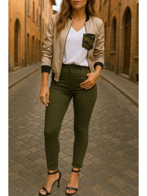 Gabardin Kumaş Yüksek Bel Pantolon 90 Cm 4XLbel40cm