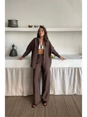 GÖLEKPANTOLON TAKI CUPRA KUAŞ  Kahverengi