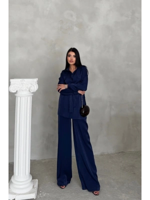 İLİ KUAŞ ALAŞ PANTOLON  GÖLEK TAKI  Lacivert