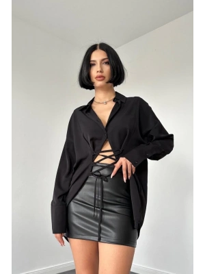 iyah Jesica Parçalı Bağcıklı Gömlek