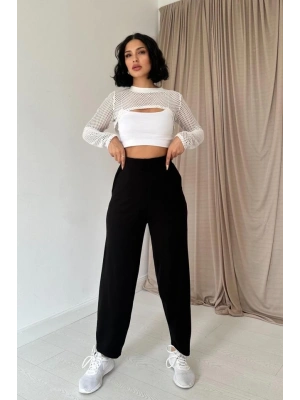 iyah Pensli astik Detaylı Pantolon
