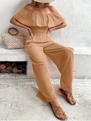 Kadın Aerobin Kumaş Fırfır Detaylı adonna Yaka Takım