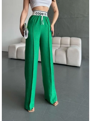 Kadın Aerobin Kumsş Yüksek Bel Bol Kesim Gipeli Pantolon