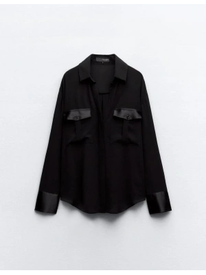 Kadın Cep Ve Manşet Detay Fırsat ürün Gömlek