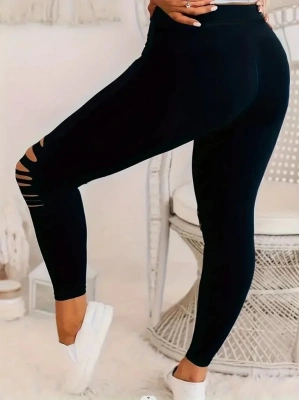 Kadın Dizleri Kesik Dalgıç Tayt