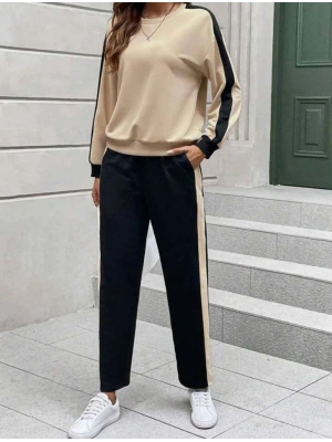 Kadın Iki Iplik şerit Detaylı Ikili Takım