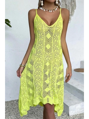 Kadın Ince Askılı Triko Elbise