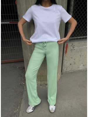 Kadın Kaşkorse Kumaş Ispanyol Paça Pantolon