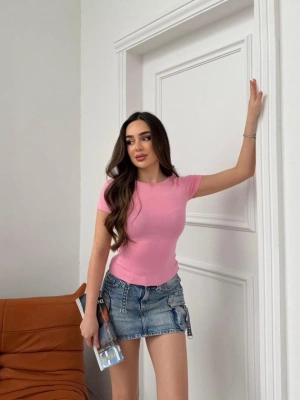 Kadın Kayık Yaka Viskon Kumaş Bluz