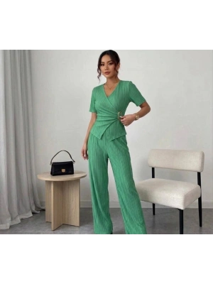 Kadın Toka Detaylı Kruvaze Takım