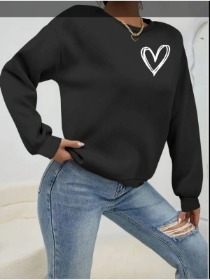 Kadın Uzun Kollu Bisiklet Yaka Viskon Iki Iplik Bluz