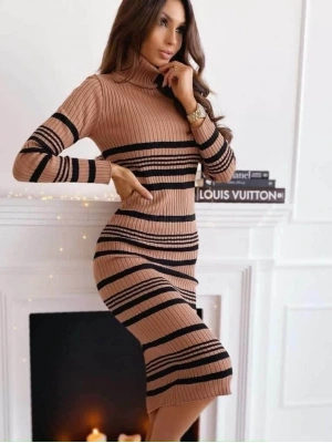 Kadın Uzun Kollu Triko Elbise