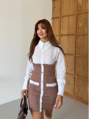 KADIN UZUN KOU CEP VE DÜĞE DETAY İNİ GÖEK EBİE