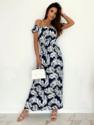 Kadın Yaprak Desenli Elbise