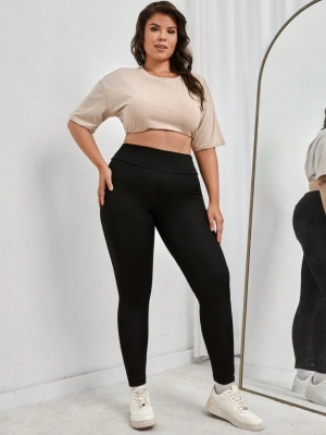 Kadın Yüksek Bel Dalgıç Spor Tayt