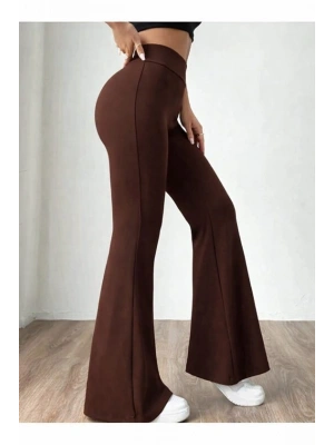 Kadın Yüksek Bel Ispanyol Paça Tayt