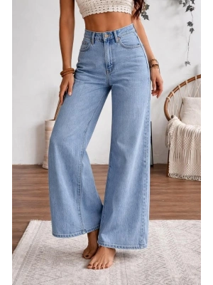 Kadın Yüksek Bel Palazzo Pantolon