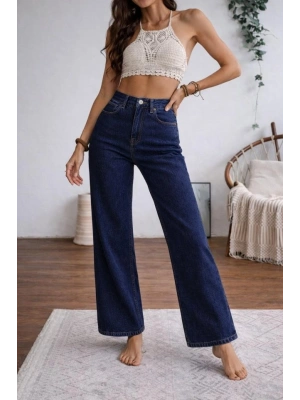 Kadın Yüksek Bel Palazzo Pantolon