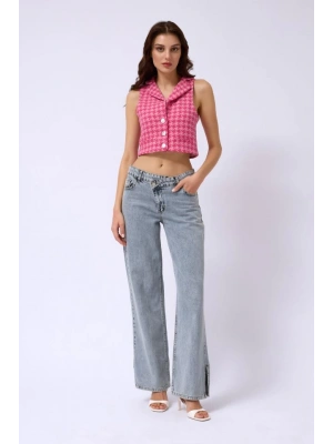 Kazayağı Crop Yelek