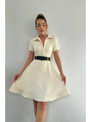 Kemik Kemerli por Elbise