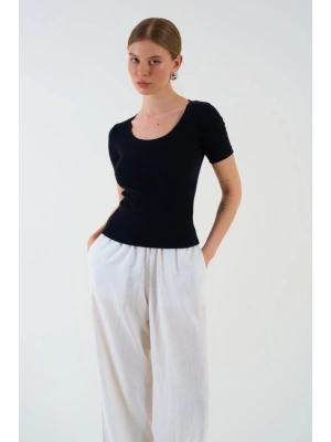 Kısa Kollu Tshirt  Siyah