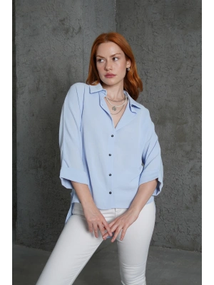 Kol Katlama Detaylı Bebe avi Gömlek