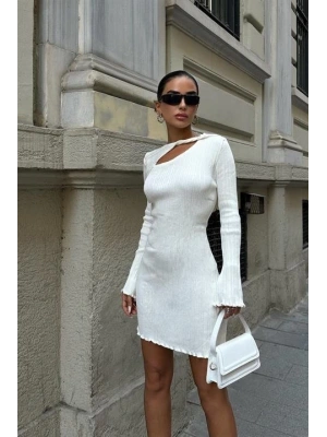 Lilian Cut Out Mini Elbise 2819