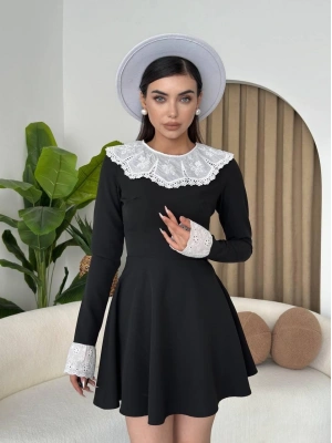 Nord Dantel Yaka Kol Elbise