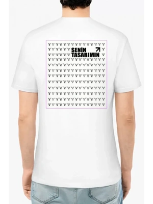 Ön 24/1 Düz Oversize Tshirt Tshirt  Beyaz