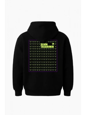 Ön Arka 3 İplik Penye Içi Pamuk  iyah