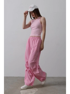 Paraşüt Cargo Pantolon  Pembe