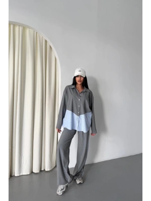 POYVİKON  POPİN PARÇAI GÖEK PANTOON TAKI  Gri