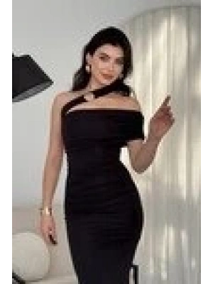 Reta Çapraz Omuz Elbise