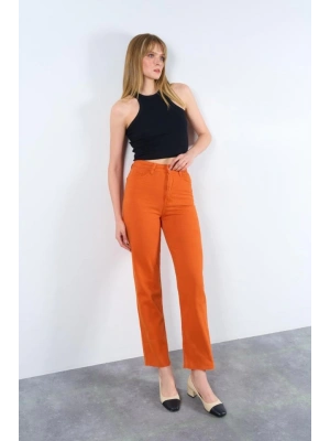 Strong Düz Pantolon  Oranj