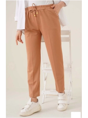Tam Kalıp Basic Eşofman Pantolon  Kahverengi