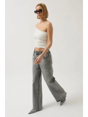 Taş Şerit Detaylı Jean