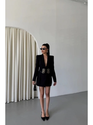 TEK DÜĞME CEKET 3 TOKALI KEMER ÜLÜ  iyah